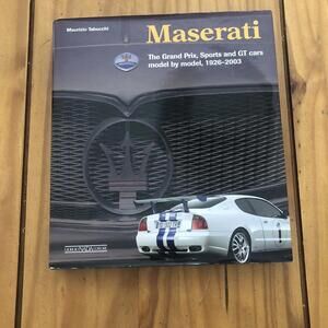Maserati Book Hardback Grand Prix Sports GT Cars Maurizio Tabucchi 1926-2003